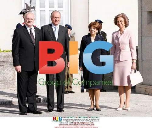 Slovakian President Visits Spanish Royals