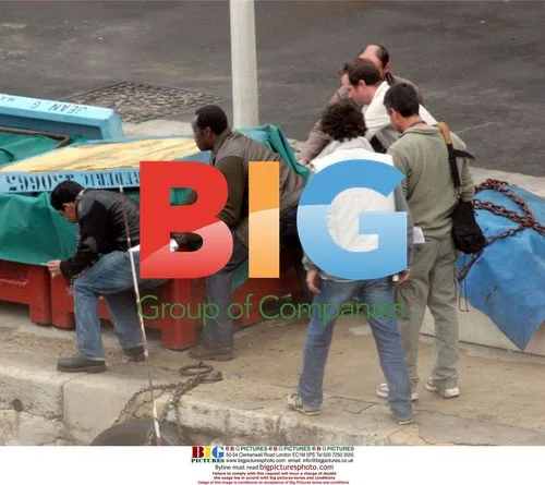 Actors on set of 'Traitor' in Marseille