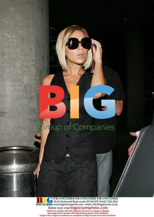 Victoria Beckham Arrives at LAX