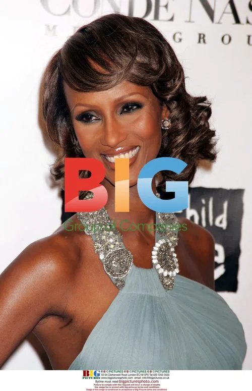 Model IMAN at 4th Annual Black Ball Concert