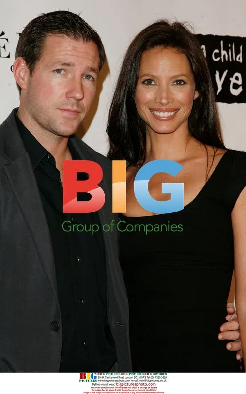 Ed Burns and Christy Turlington at Black Ball Concert