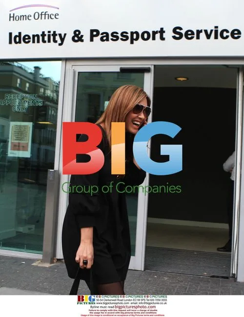 Myleene Klass Leaves Passport Application for Baby