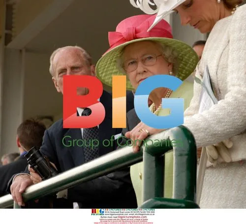 Queen Elizabeth II and Prince Philip at Kentucky Derby