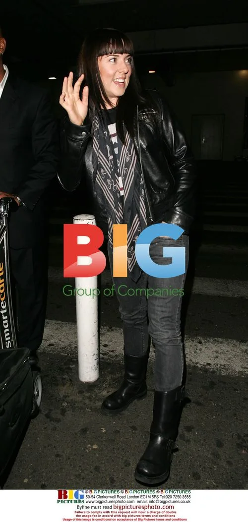 Mel C Arriving at LA Airport