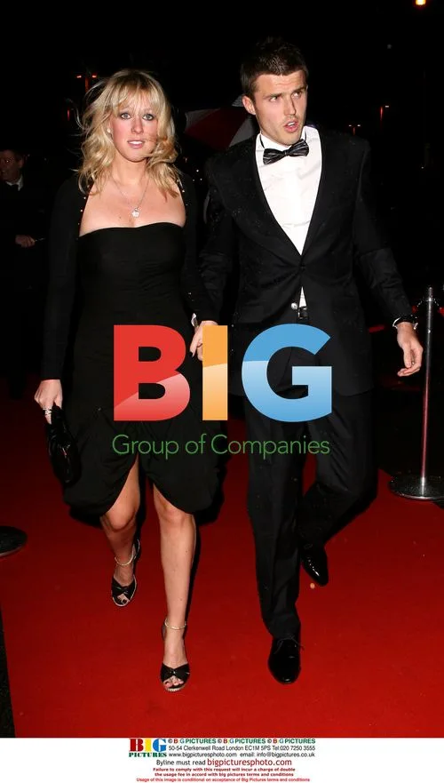 Michael Carrick and wife Lisa Roughead at United for UNICEF Gala