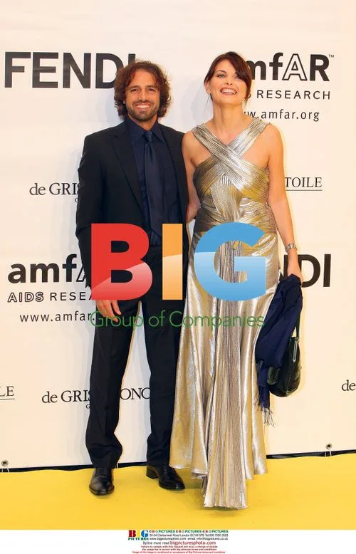 Frank Di Mauro and Greta Cavazzoni at amfAR Rome
