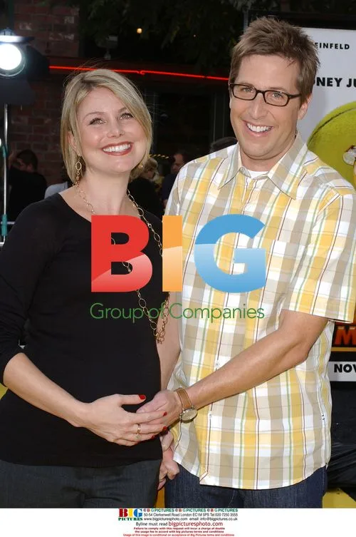 Spike Feresten and Wife at Bee Movie Premiere