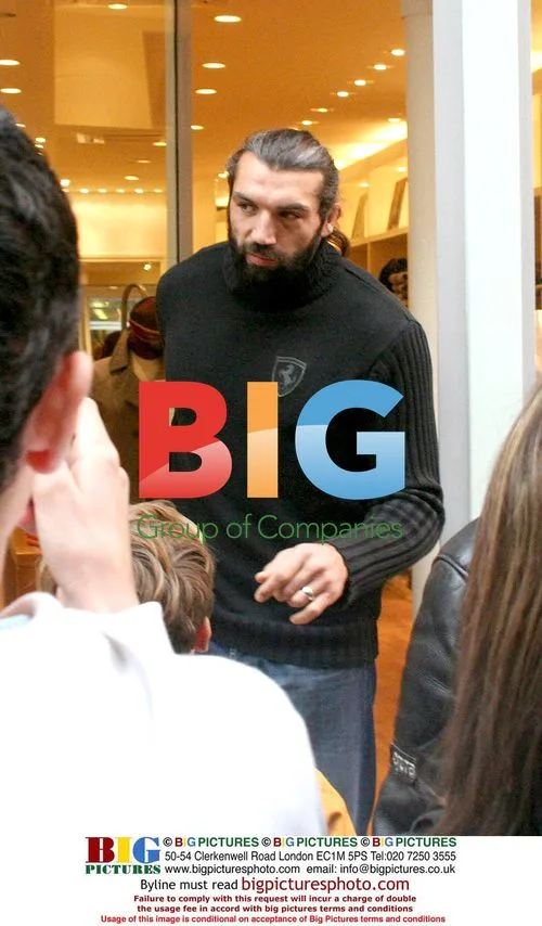 Sbasten Chabal Mobbed by Rugby Fans