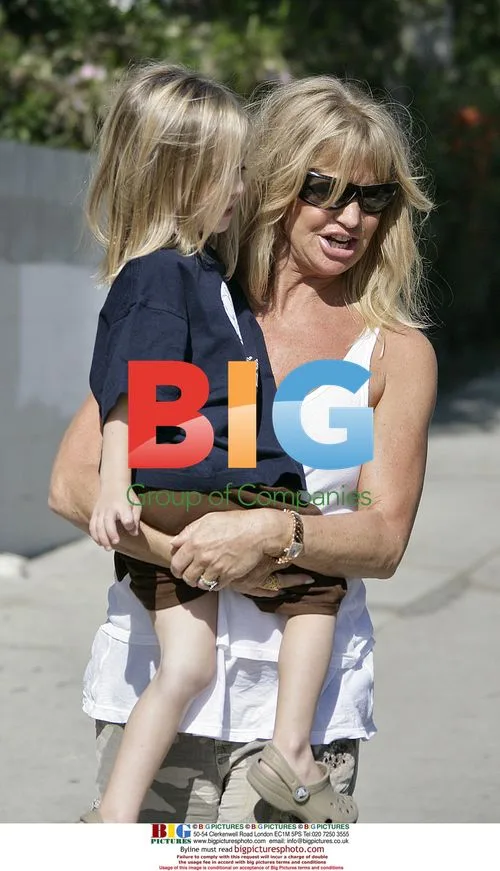 Goldie Hawn and grandson Ryder go for a drive