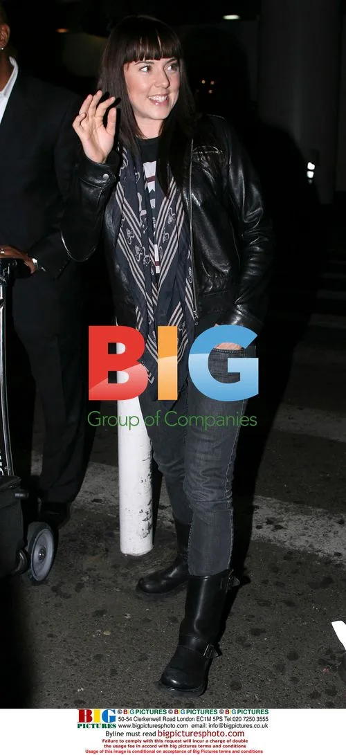 Mel C Arrives at LA Airport
