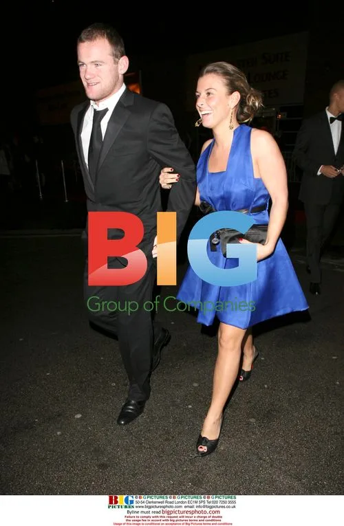 Wayne Rooney and Coleen McLoughlin at Utd for Unicef Dinner