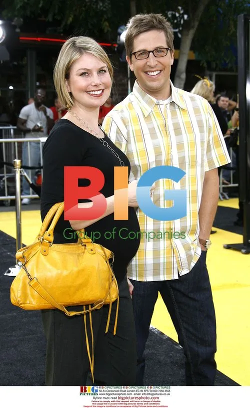 Spike Feresten and wife at 'Bee Movie' premiere