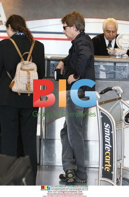Martin Short at LAX Airport