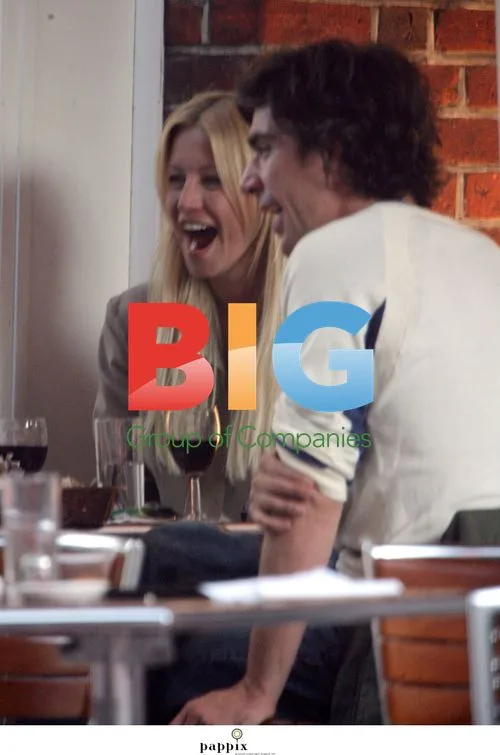 Denise van Outen drinking tea, concerned over James' wine