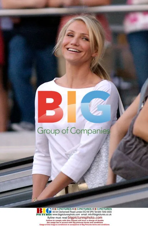 Cameron Diaz filming 'What Happens in Vegas'