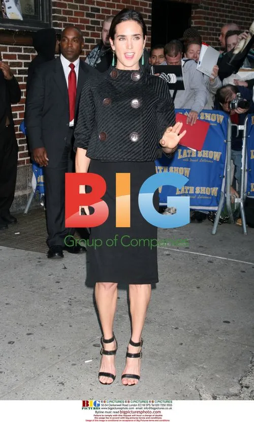 Jennifer Conelly at The Late Show Taping