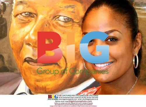 Laila Ali in Soweto, South Africa