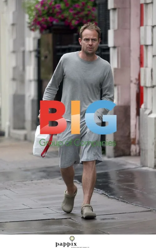 Jason Donovan out in London, UK