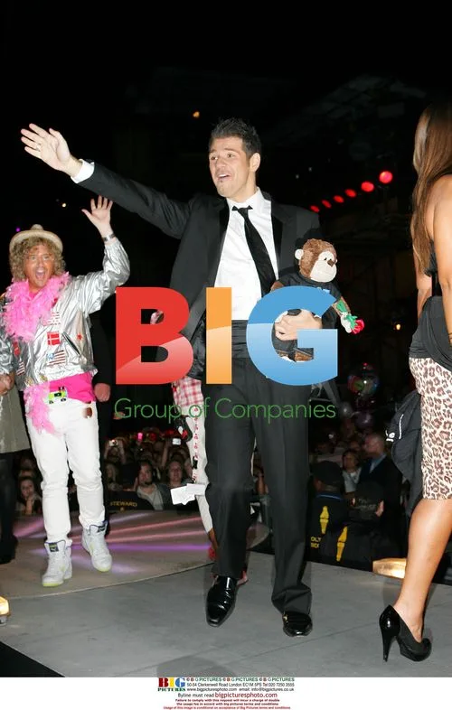 Ex-housemate Gerry & Monkey at Big Brother Grand Final