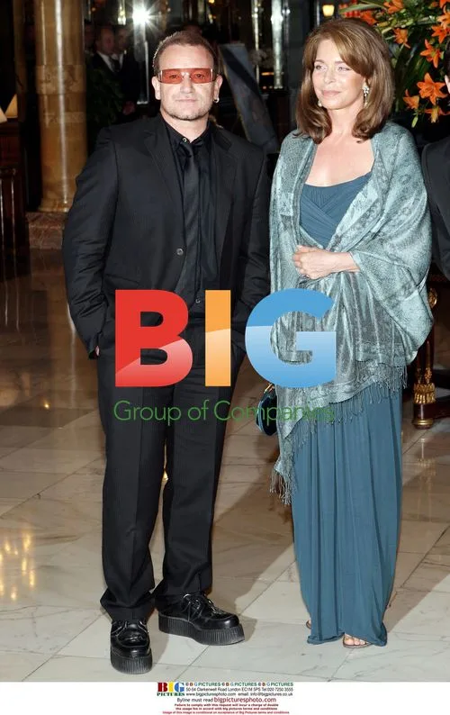Bono at Nelson Mandela Foundation Party