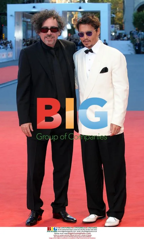 Tim Burton and Johnny Depp at Venice Film Festival