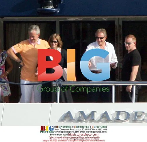 Bono and Tony Blair on Yacht