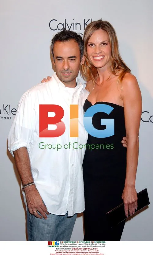 Designer Costa and Actress Swank at Calvin Klein Event