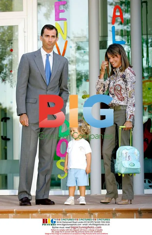 Princes of Asturias and Princess Leonor's First Day of School