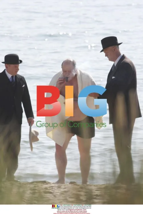 Brendan Gleeson Filming 'Churchill at War'