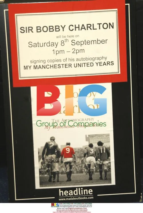 Bobby Charlton Book Signing