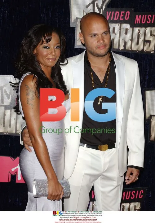 Melanie Brown & Stephen Balafonte at 2007 MTV VMAs