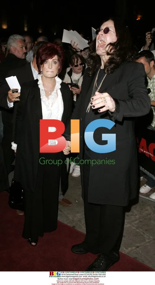Ozzy and Sharon Osbourne at Kelly\'s stage debut