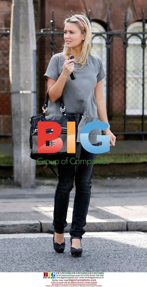 Alex Gerrard Surprised by Paparazzi