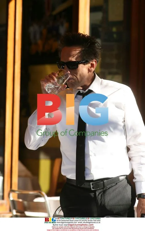 Producer Brian Grazer Lunches Alone