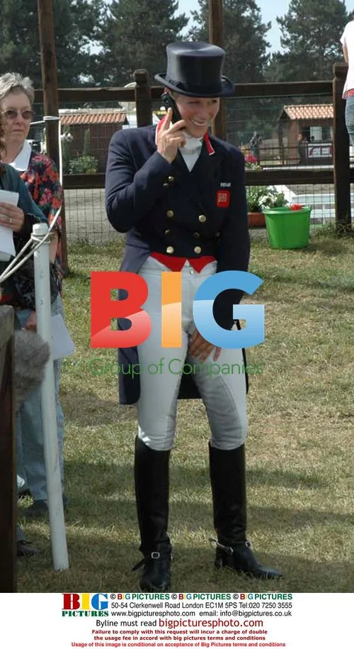 Zara Phillips at Horse Riding Championship in Rome