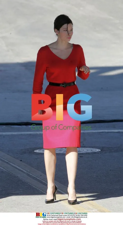 Jessica Biel films Powder Blue scenes