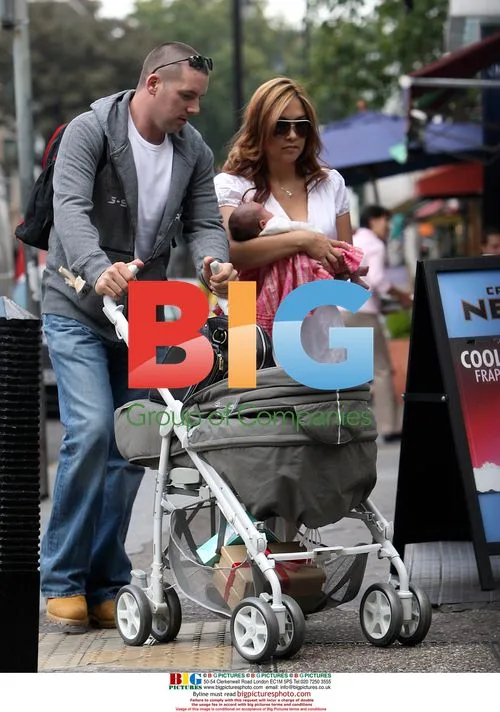 Myleene Klass with baby daughter Ava