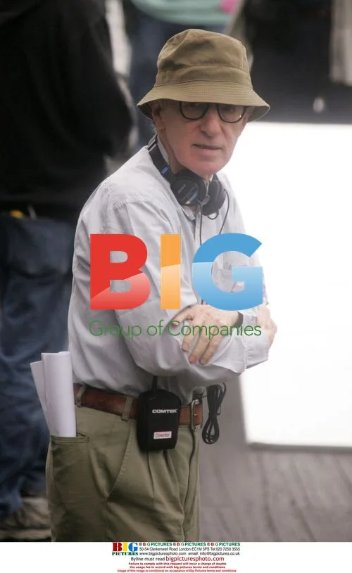 Woody Allen on set of new movie