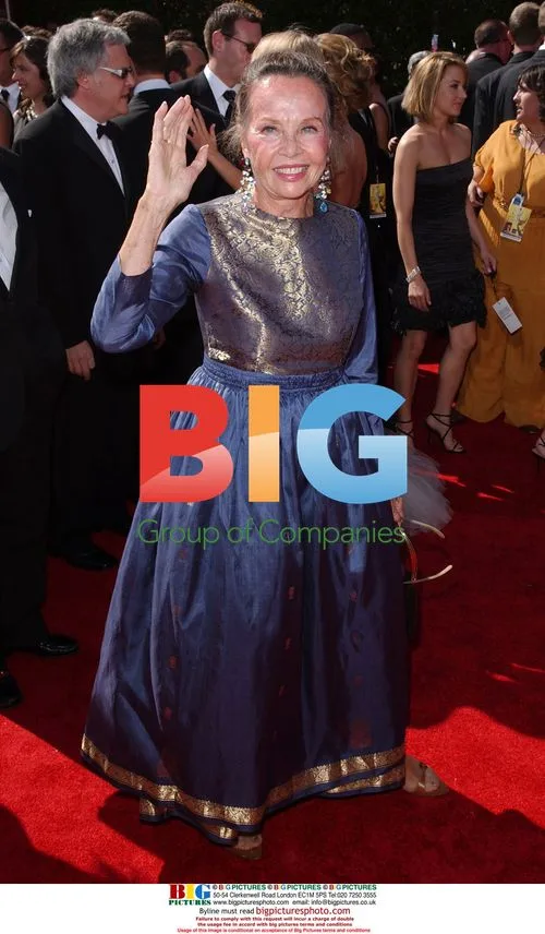Actress Leslie Caron at Emmy Awards