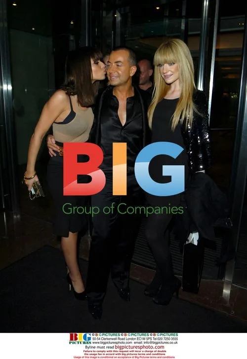 Cheryl, Julien Macdonald, Nicola at LFW 2007