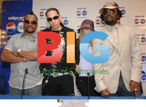 The Black Eyed Peas at Press Conference in Warsaw