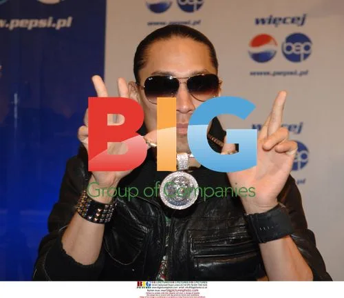 Taboo of The Black Eyed Peas at Press Conference in Warsaw
