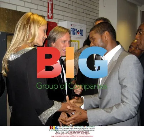 Tommy Hilfiger, Dee Ocleppo, and Usher at The Dream Concert