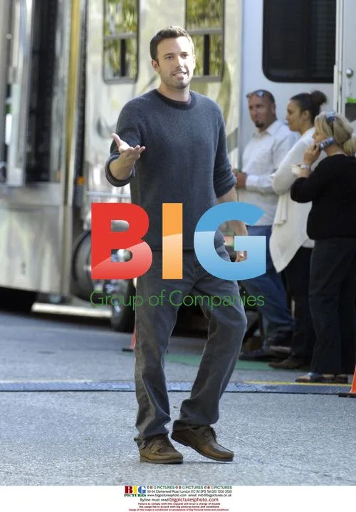 Jennifer Aniston and Ben Affleck on Set
