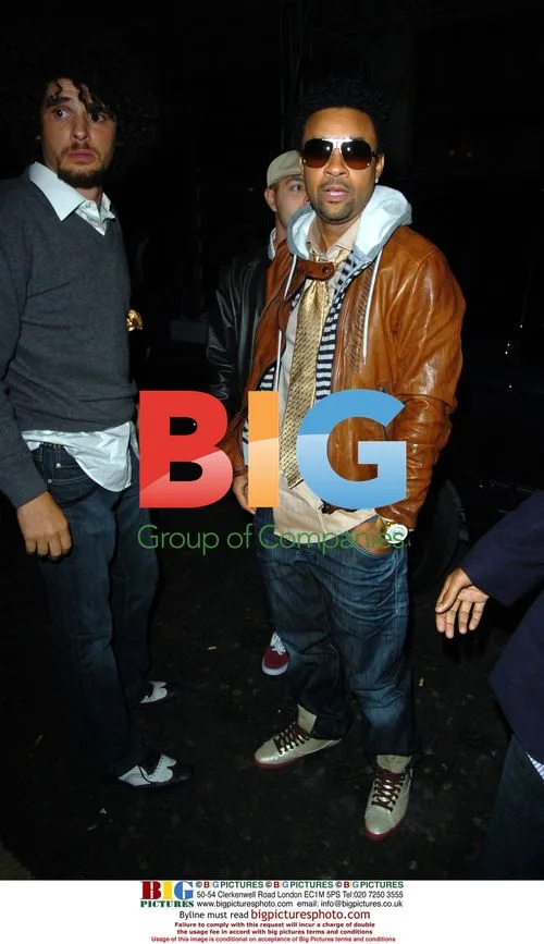 Shaggy Arrives at Movida Nightclub
