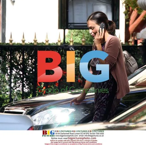 Ines Sastre Arriving at Paris Hotel