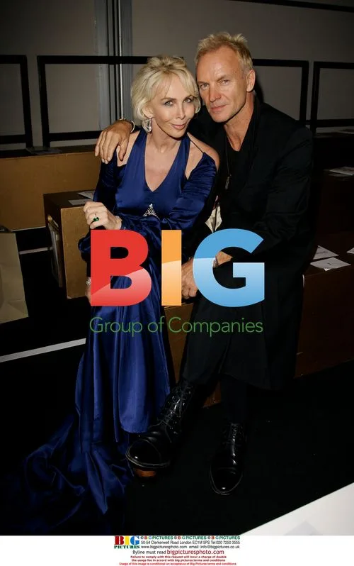 Trudy Styler and Sting at Fashion for Relief Show