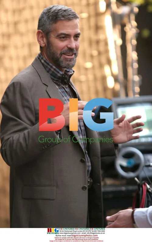 Clooney and McDormand Filming 'Burn After Reading'