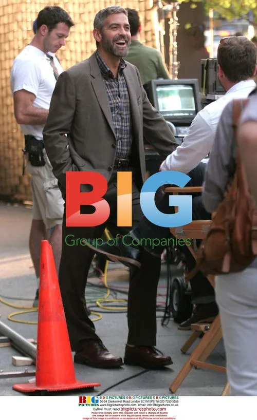 Clooney and McDormand Filming 'Burn After Reading'