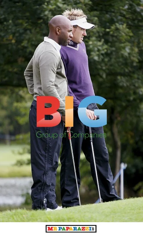 DJ Spooner and Ian Poulter at Belfry Pro AM